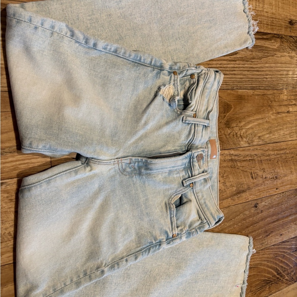 MOTHER jeans, size 25. the insider crop step fray